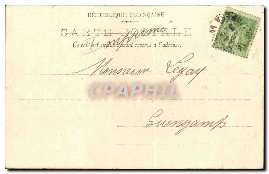 Paris - Exposition Universelle 1900 - Pavillon de l Allemagne - CPA — Rückseite