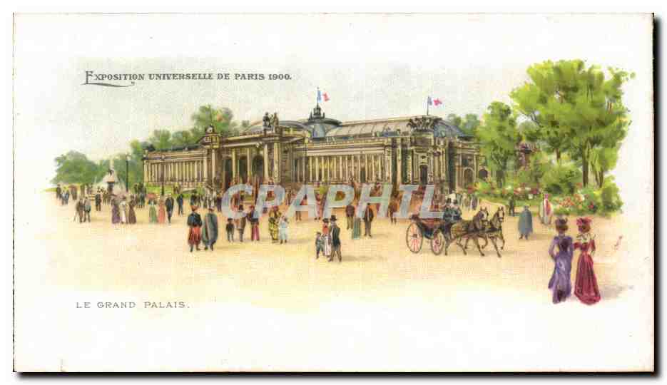 Paris - Exposition Universelle 1900 - Le Grand Palais - CPA