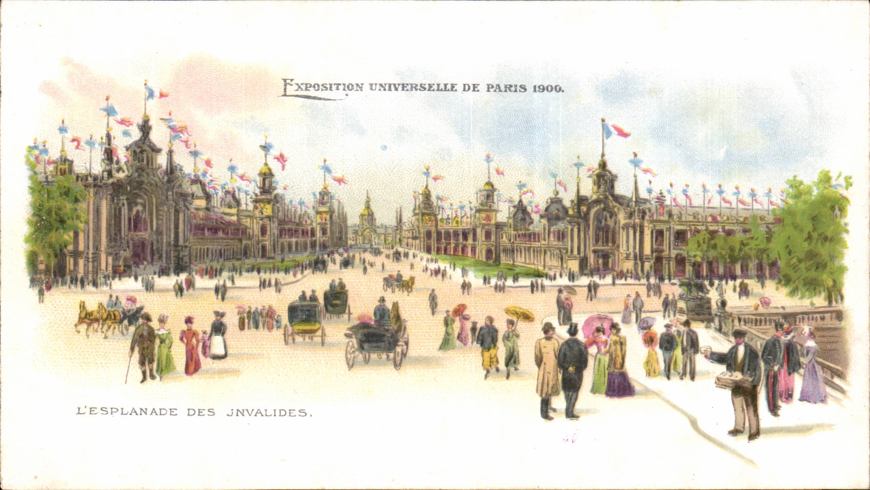 Paris - Exposition Universelle 1900 - L Esplande des Invalides - CPA
