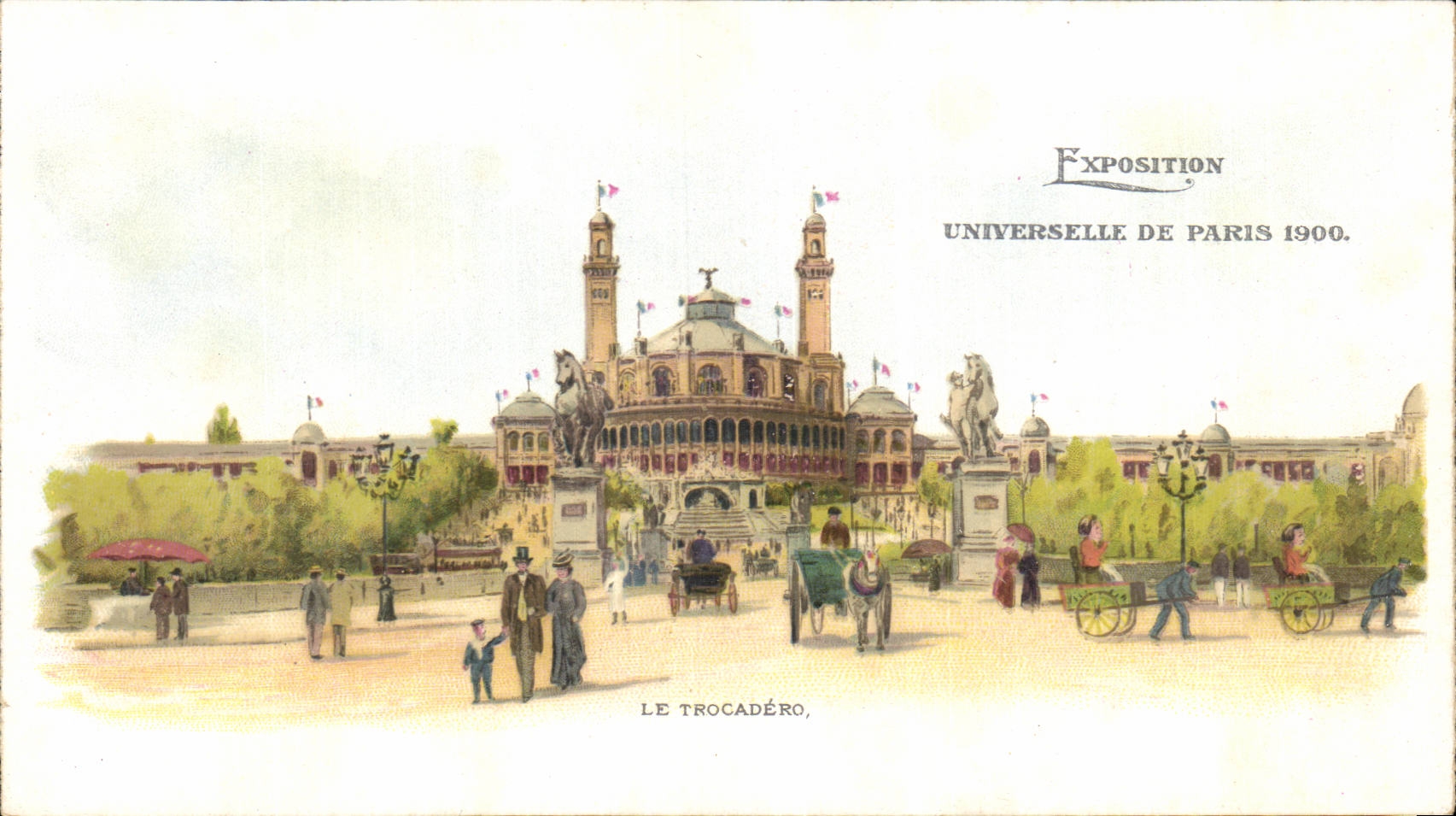 Paris - Exposition Universelle 1900 - Le Trocadero - CPA