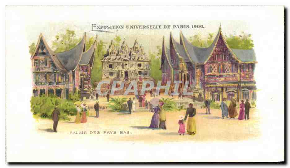 Paris - Exposition Universelle 1900 - Palais des Pays Bas - CPA