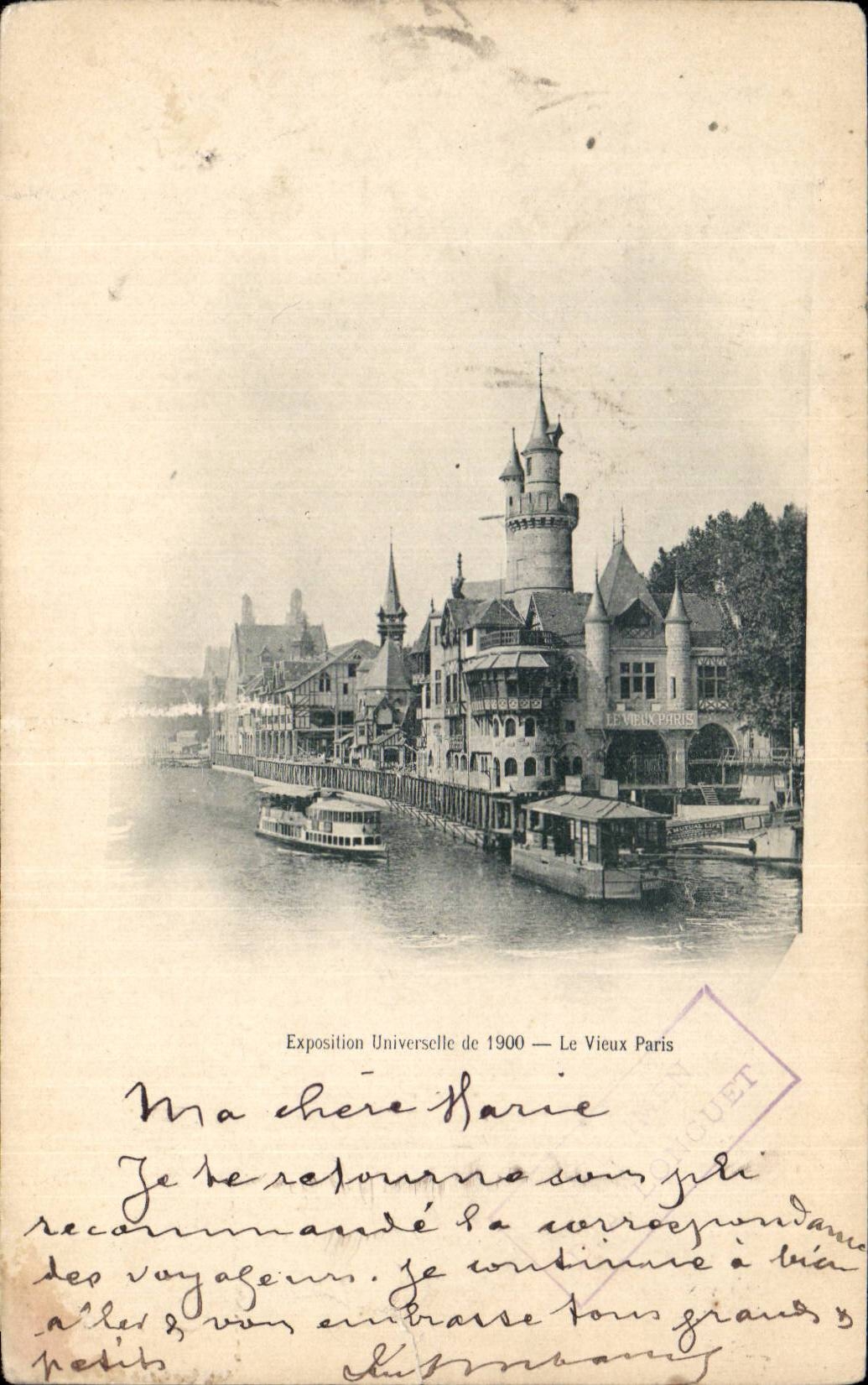 Paris - Exposition Universelle 1900 - Le Vieux Paris - CPA