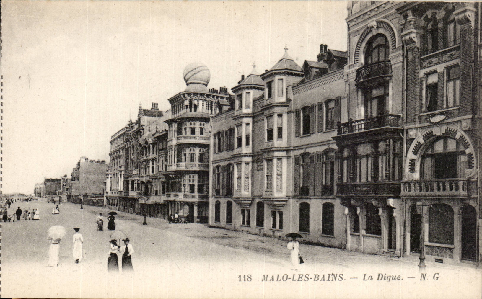 Malo-les-Bains — La Digue — N.G. — N° 118