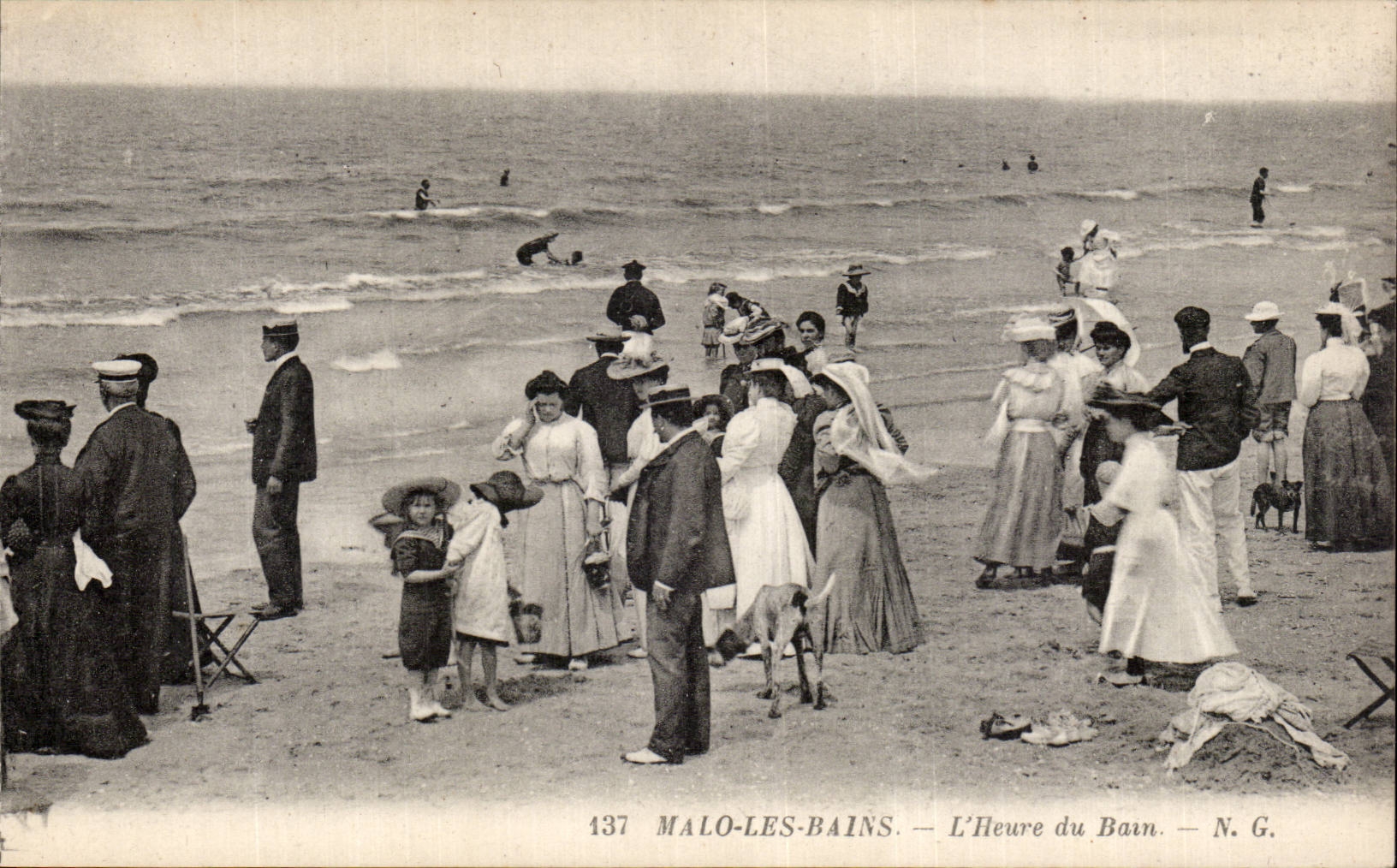 Malo-les-Bains — L'Heure du Bain — N. G. — n° 137