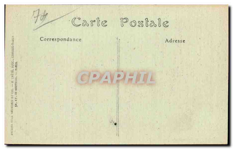 CPA Annecy Autel de la crypte du Sacre Coeur — Rückseite