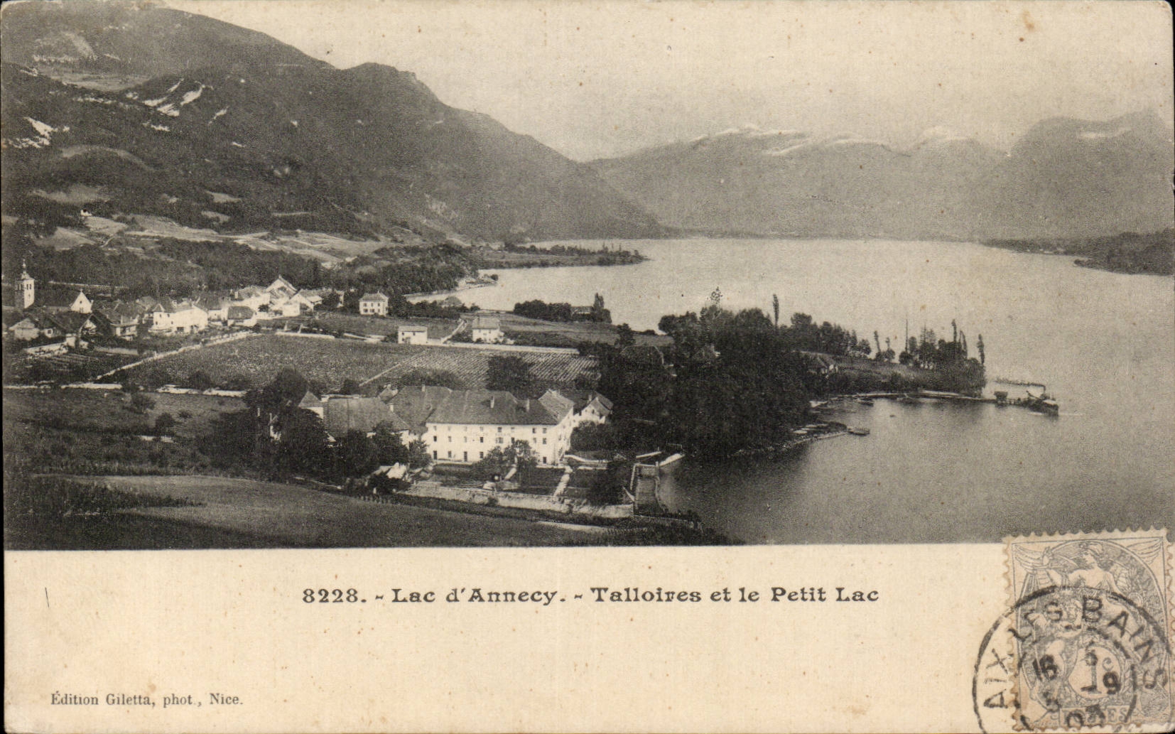 See Annecy - Talloires und der Kleine See — Edition Giletta, Foto. Nice, Nr. 8228