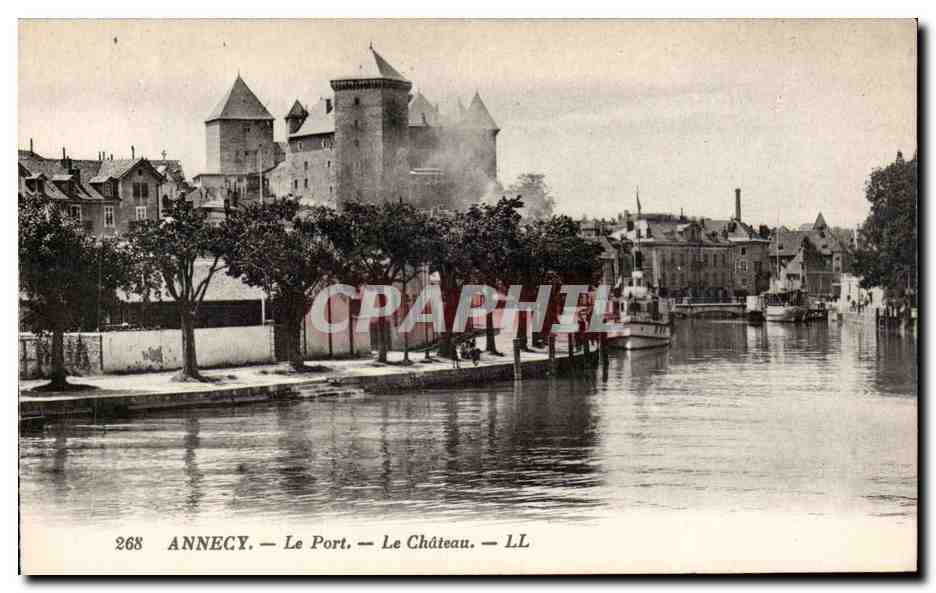 CPA Annecy Le port Le chateau