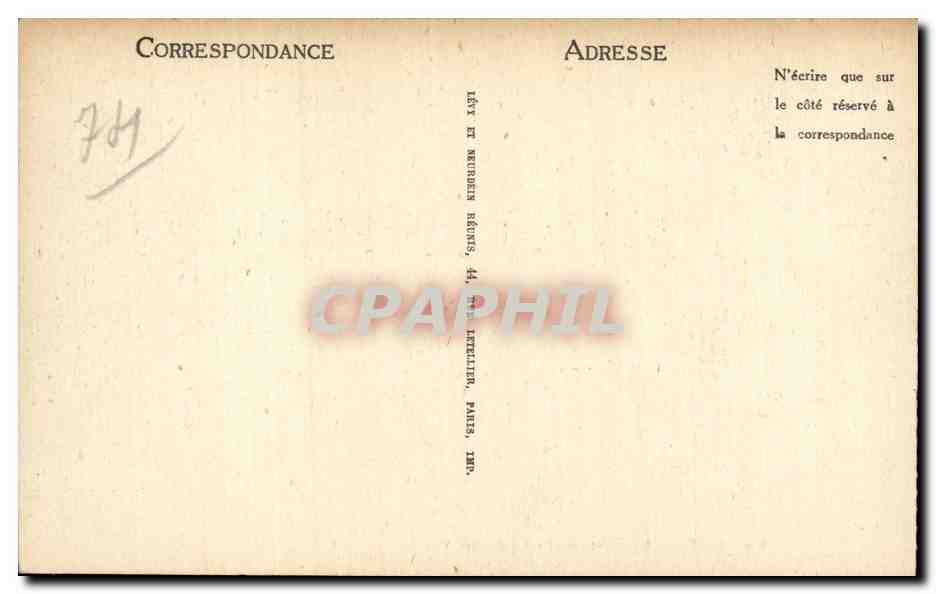 CPA Annecy Le port Le chateau — Rückseite
