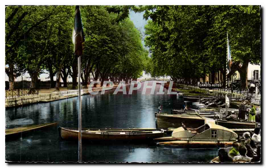 Annecy — Le Canal et le Pont des Amours — Les Éditions J. Cellard, Bron
