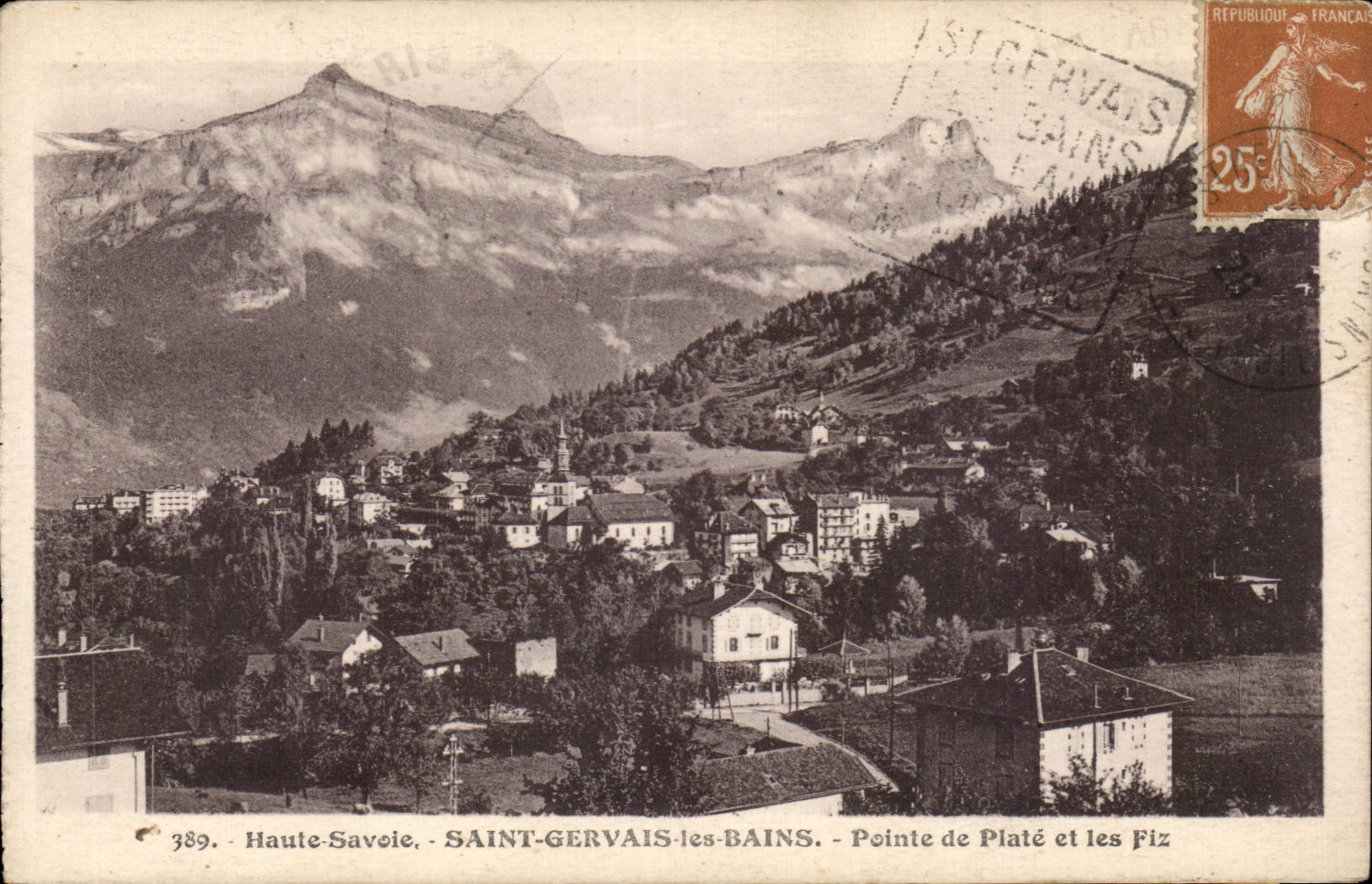 Saint-Gervais-les-Bains — Pointe de Platé et les Fiz — L. Morandé, Megève