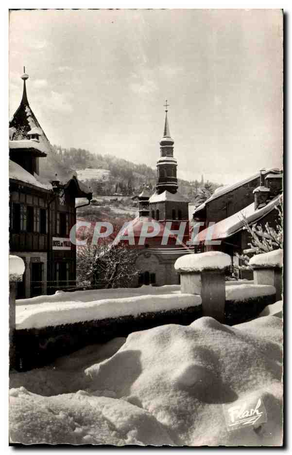 Saint-Gervais sous la neige — Saint-Gervais-les-Bains (Haute-Savoie) — Photo FUMEX et Cie.