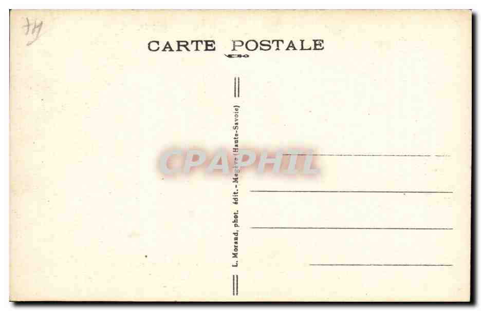 Saint-Gervais-les-Bains — Pont du Diable — série 169 — Verso