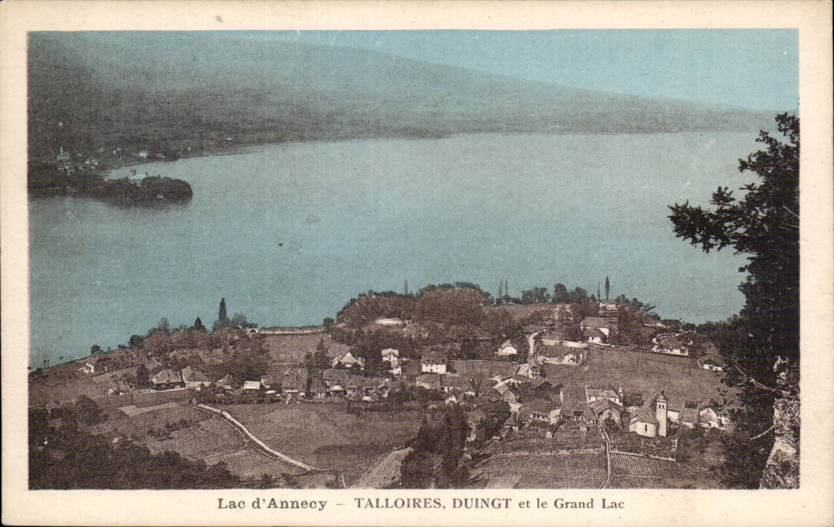 Lac d'Annecy – Talloires, Duingt et le Grand Lac – Éditeur Cart. Duingt