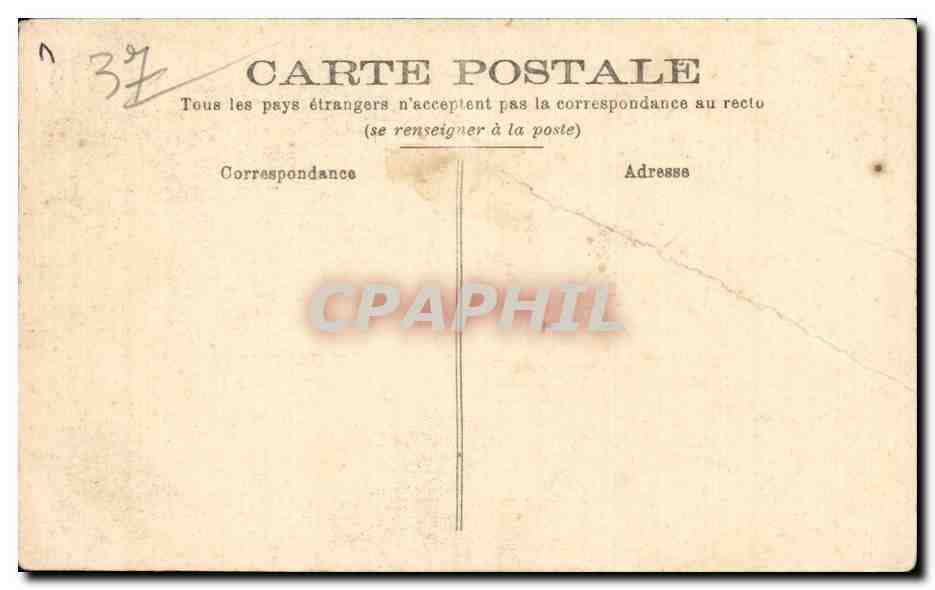 Folklore - Costumes - Femme Tourangelle Tours - CPA — Verso