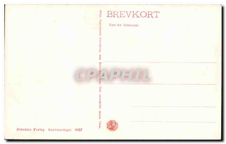 Denmark - Danmark - Danemark - Copenhagen - Copenhague - København - Parri Fra - Frihavnen - CPA — Rückseite