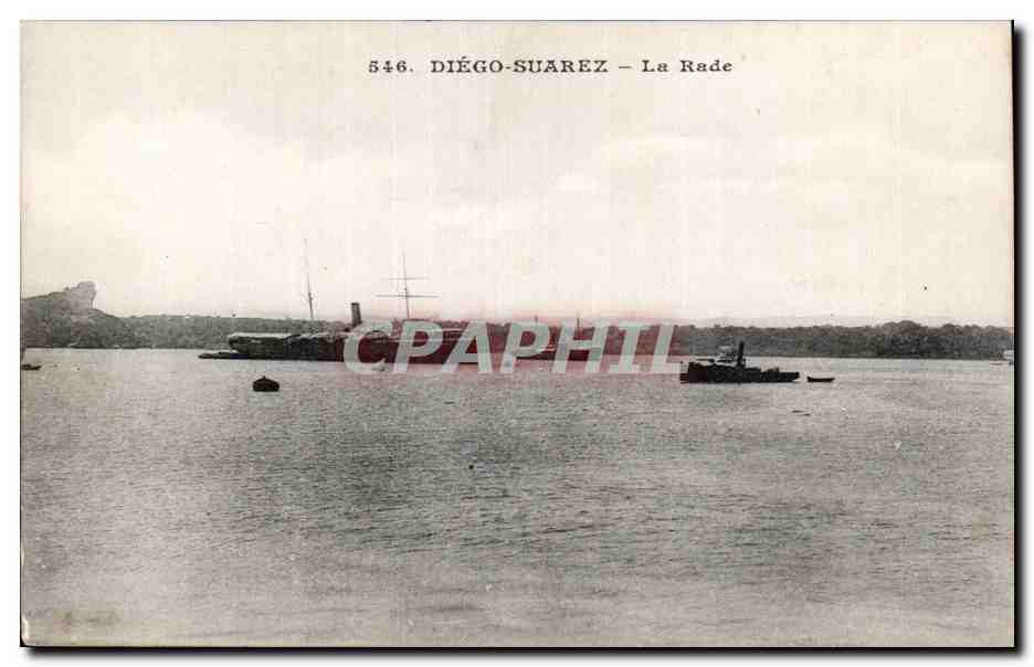 Diégo-Suarez — La Rade — Messageries Maritimes