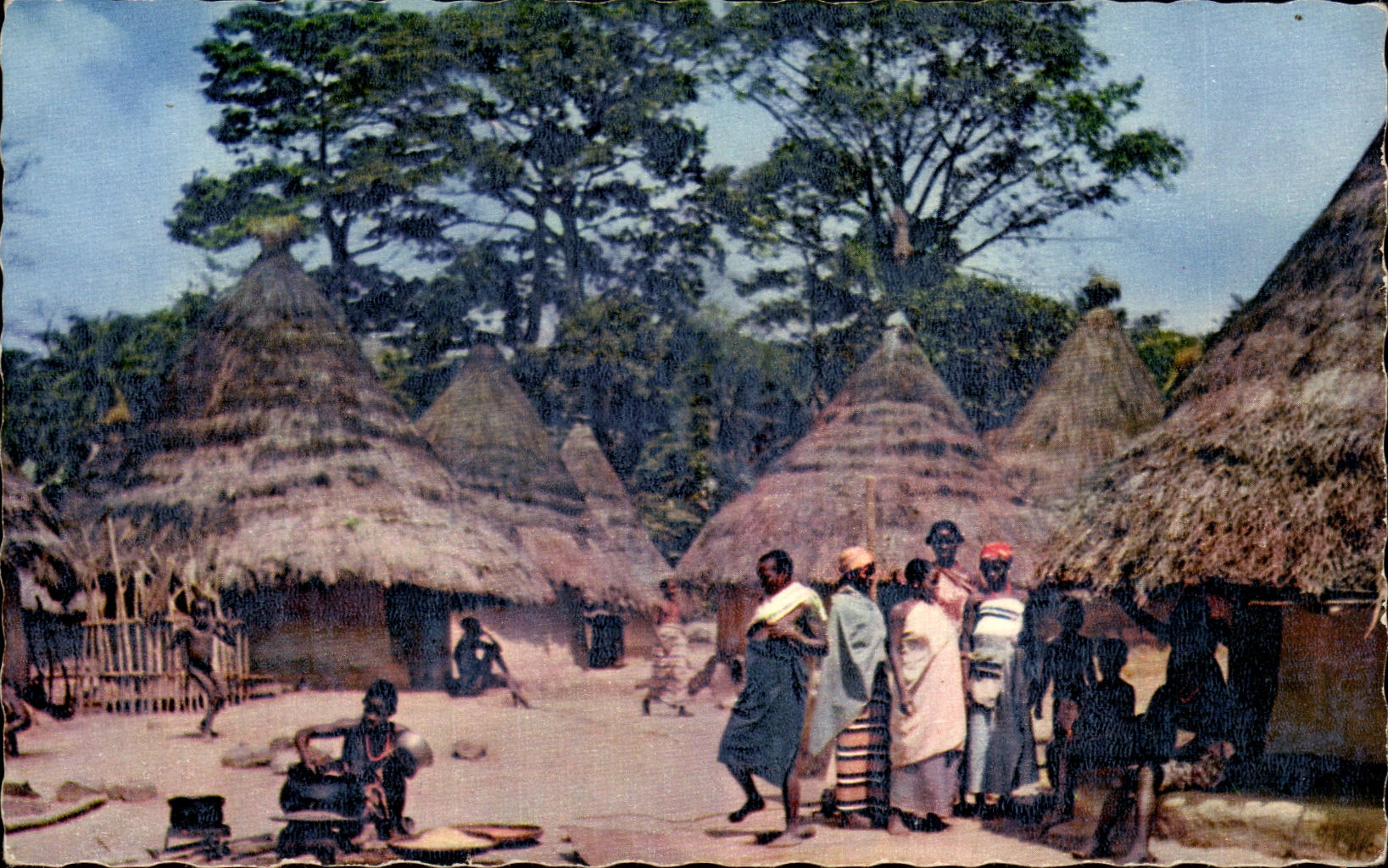 Afrique - Africa - L Afrique en Couleurs - Village Africain - CPA