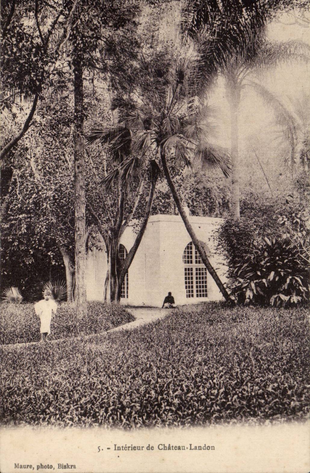 Afrique - Africa - Interieur de Chateau Landon - CPA