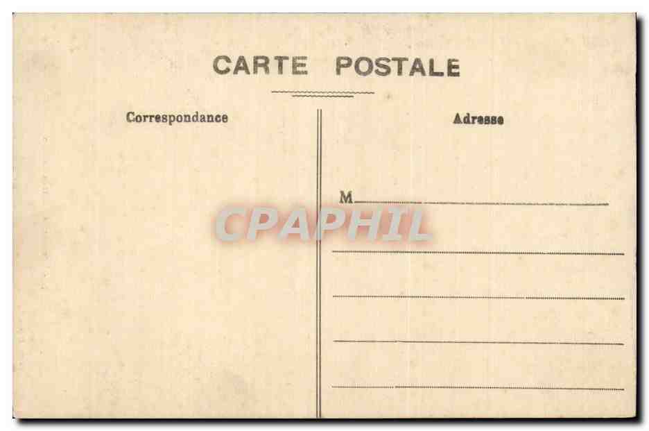 Afrique - Africa - Interieur de Chateau Landon - CPA — Rückseite