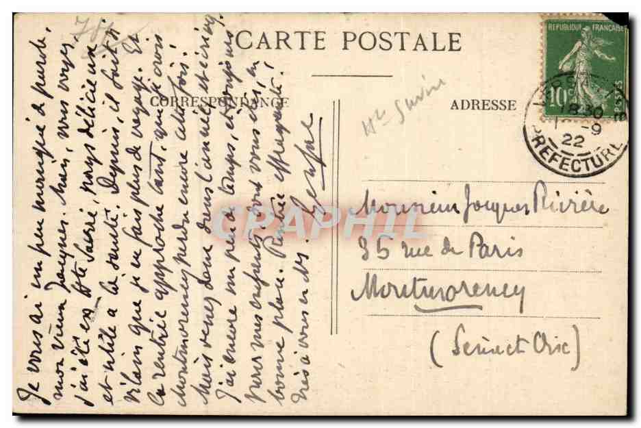 Lac d Annecy - Talloires et le bout du Lac - CPA  — Verso