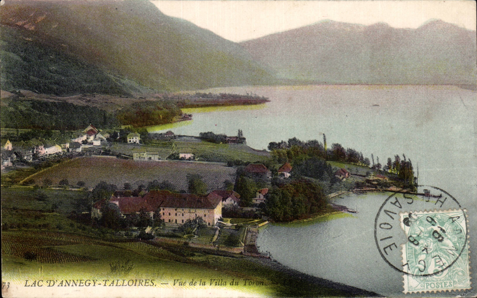 Lac d Annecy - Talloires - Vue de la Villa - CPA 
