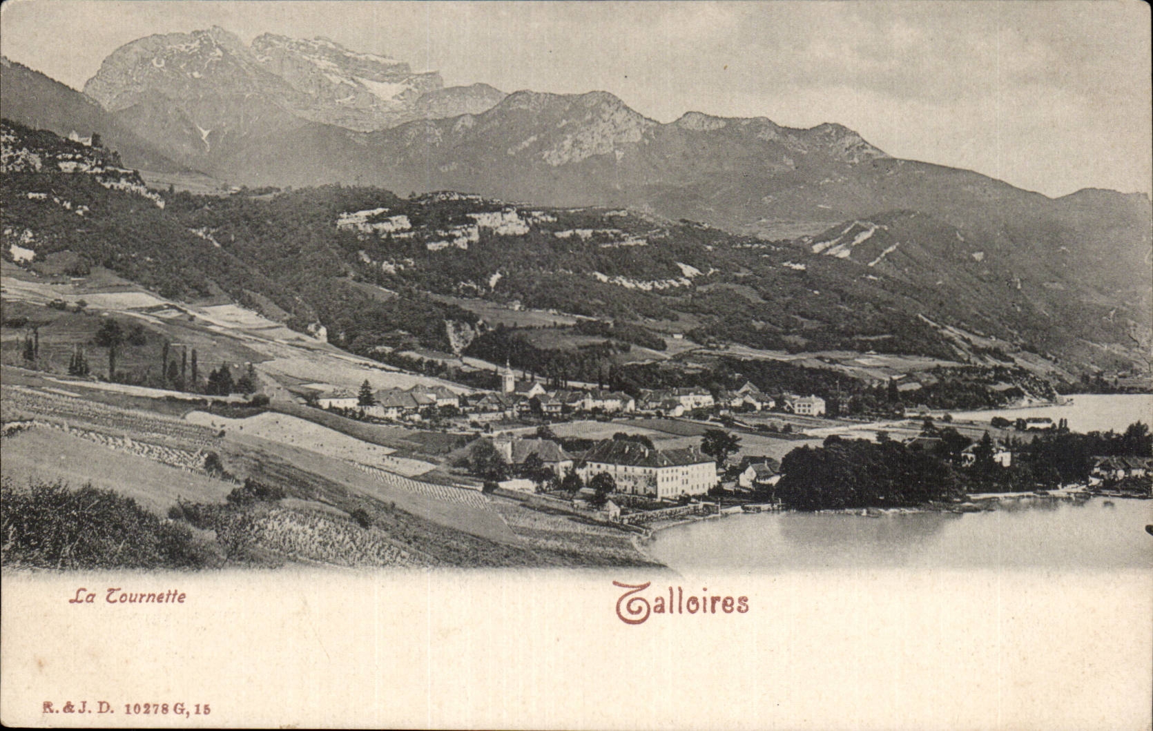 Lac d Annecy - Talloires - La Tournette - CPA 