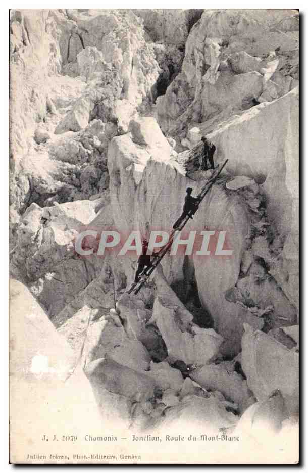 Chamonix - Jonction - Route du Mont Blanc Alpinisme - CPA 