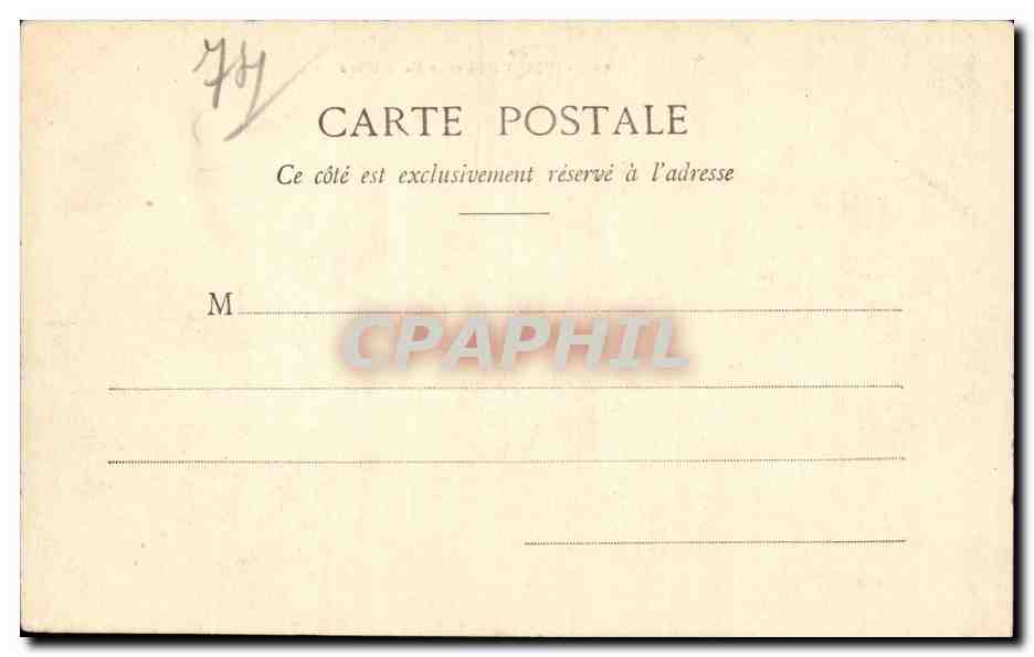 Chamonix - et le Mont Blanc - CPA  — Verso