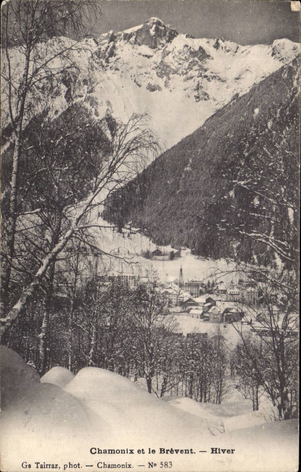 Chamonix - Le Brevent - Hiver - CPA 
