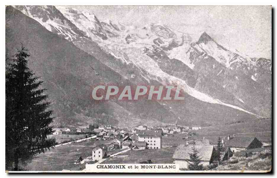 Chamonix - Mont Blanc - CPA 