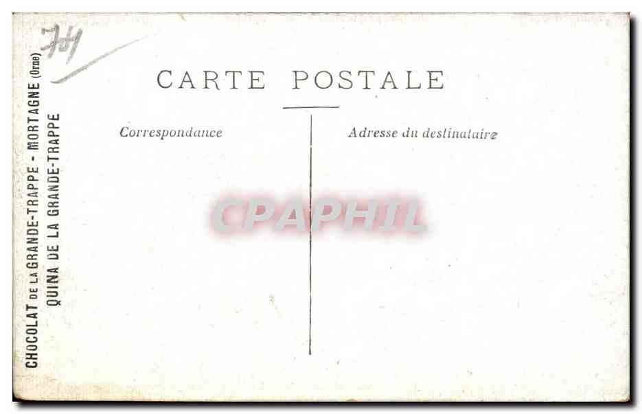 Chamonix - Mont Blanc - CPA  — Verso