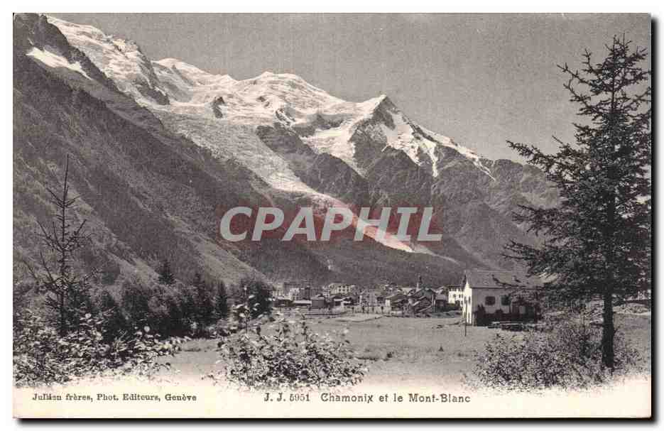 Chamonix - Le Mont Blanc - CPA 