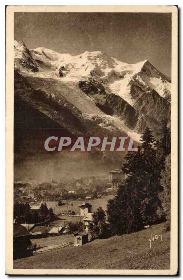 Chamonix - Mont Blanc - Vue Generale - La Douce France - Yvon - CPA 