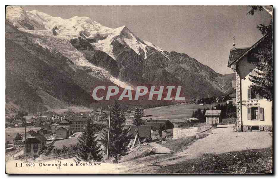 Chamonix - Le Mont Blanc - CPA 