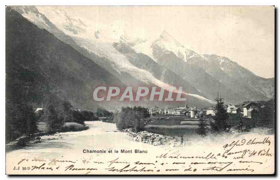 Chamonix - Le Mont Blanc - CPA 