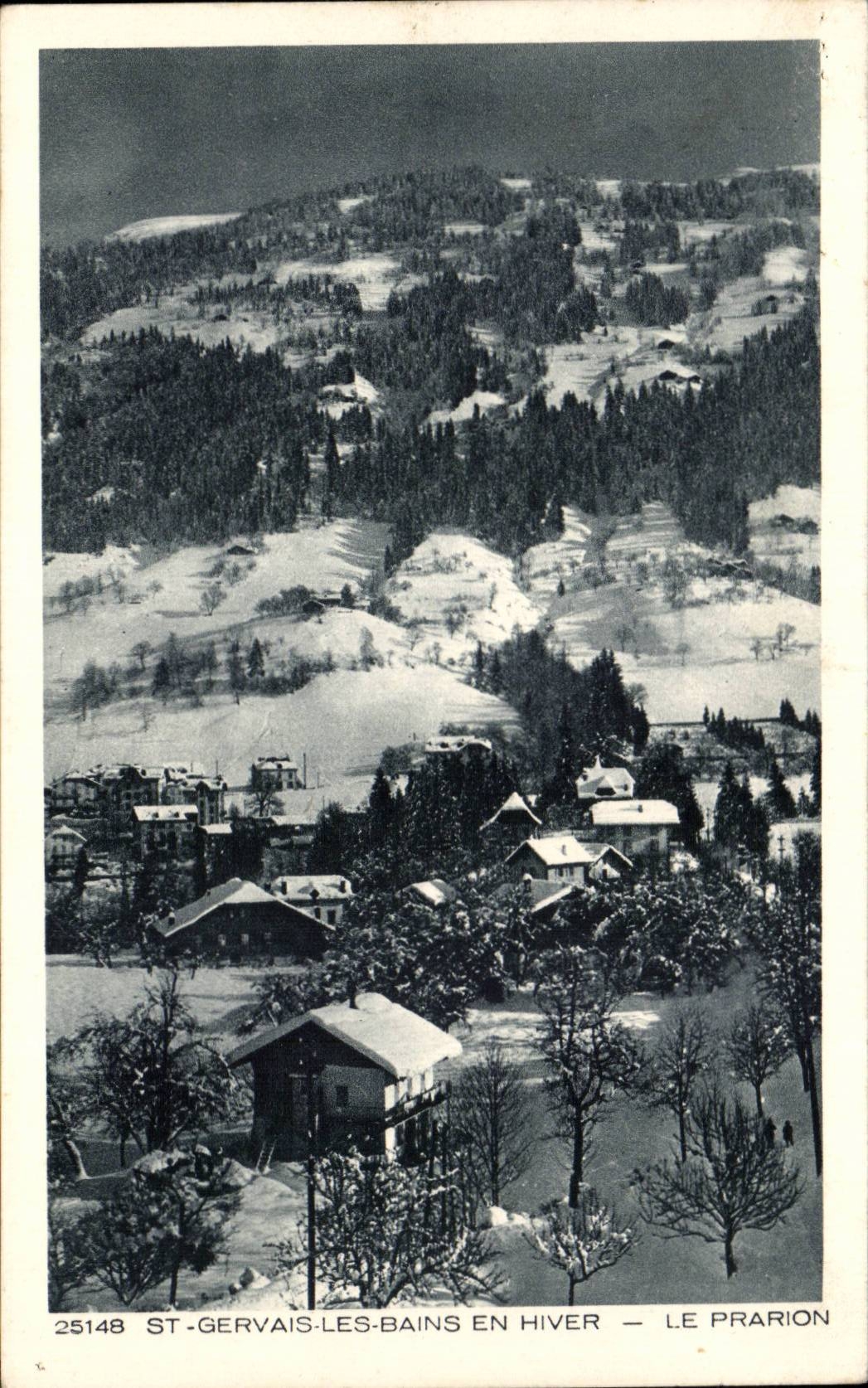 St-Gervais-les-Bains en hiver — Le Prarion