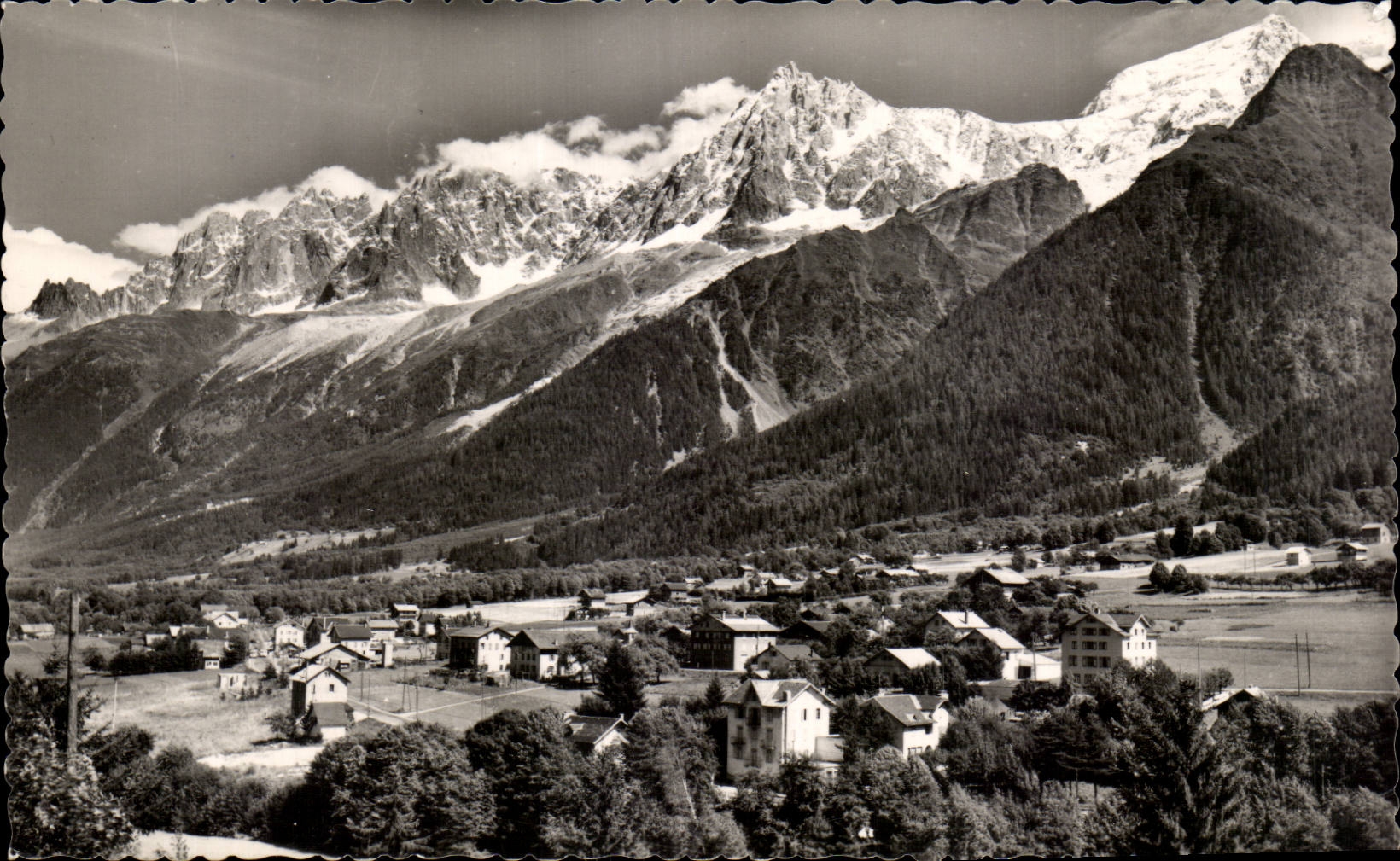 Les Houches — Vue du Mont Blanc — Édition G.L. Annecy