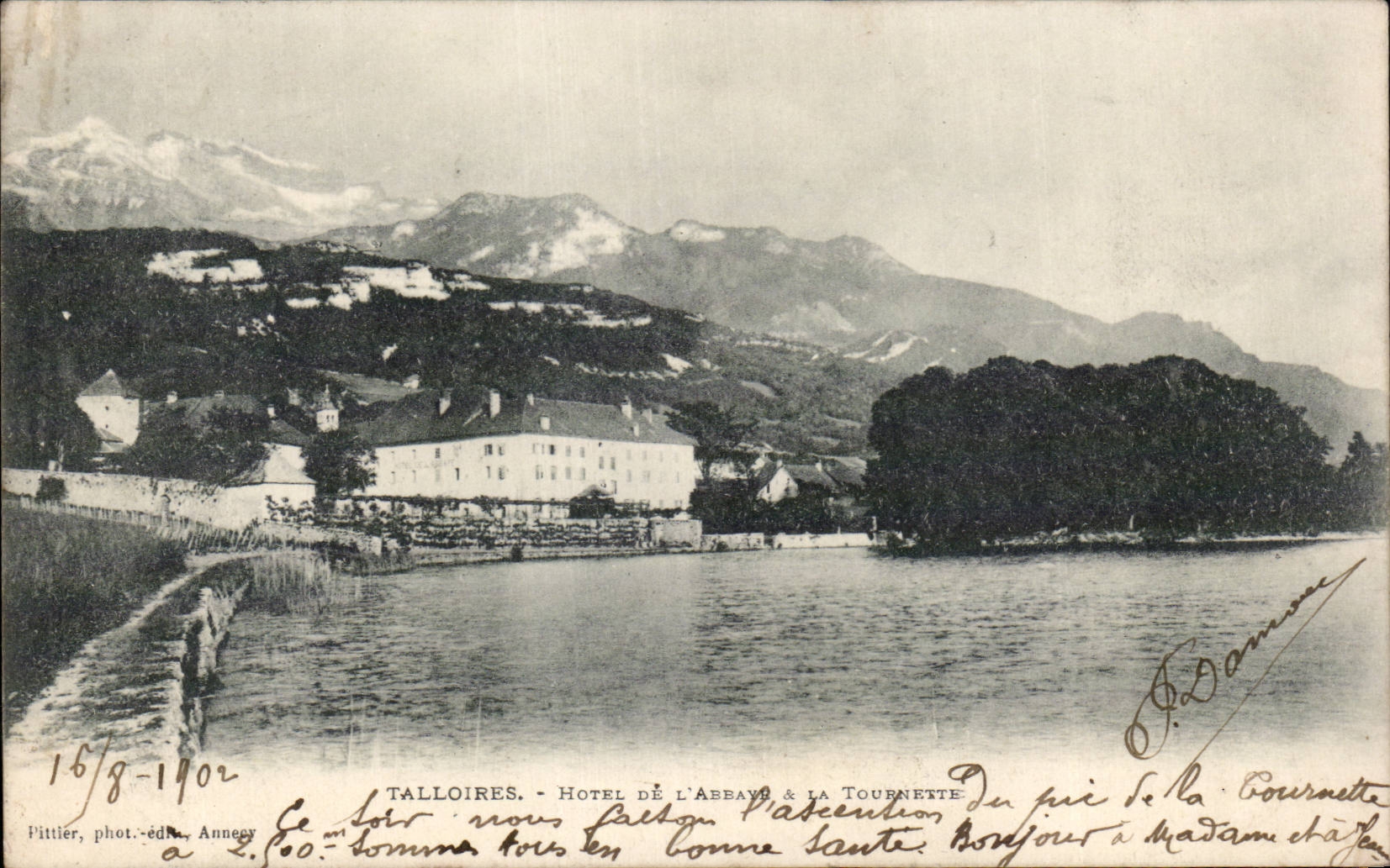 CPA Talloires Hotel de l abbaye et la Tournette