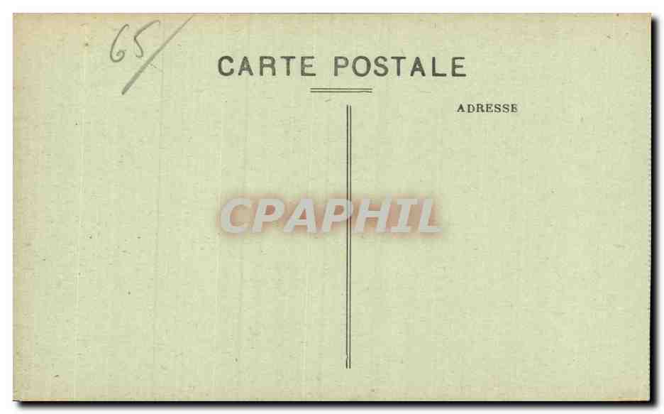 CPA lourdes le lac l embarcadere — Verso