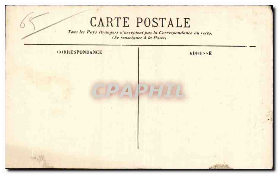 Lourdes — Mgr Peyramale, curé au temps des apparitions — Édition F. V. — Rückseite