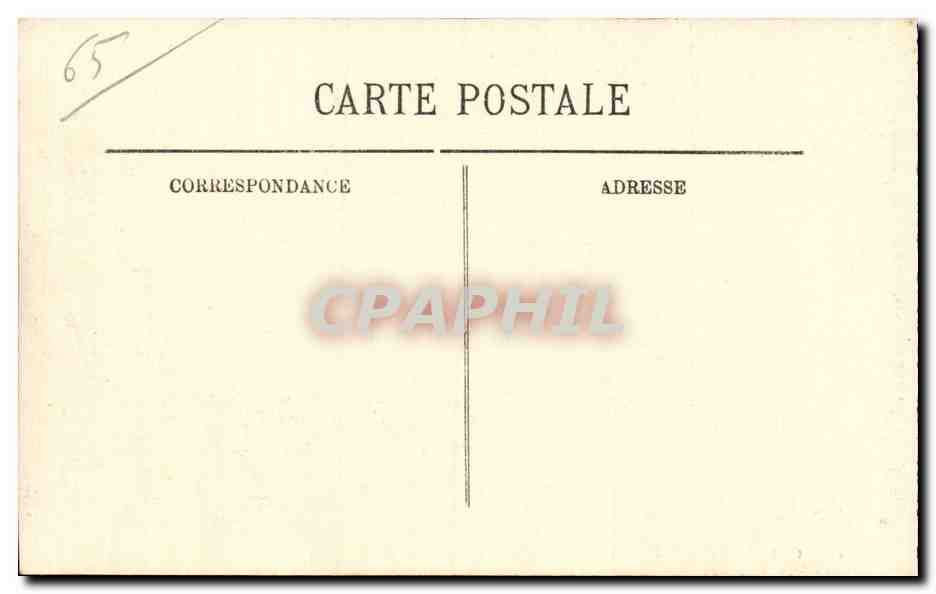 Cauterets — Vue sur le Gave, Hôtels Regina et de l'Univers — LL. — Verso