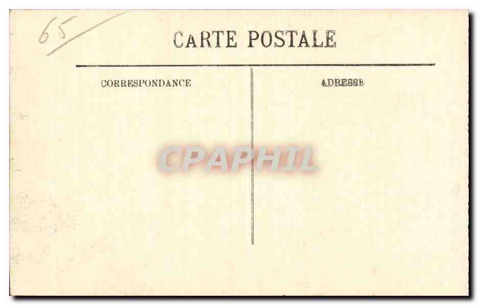 Cauterets — Place de la Mairie — LL. N° 28 — Reverso