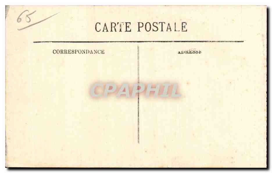 Cauterets — La Place des Éufs et le Casino — LL. N° 16 — Verso