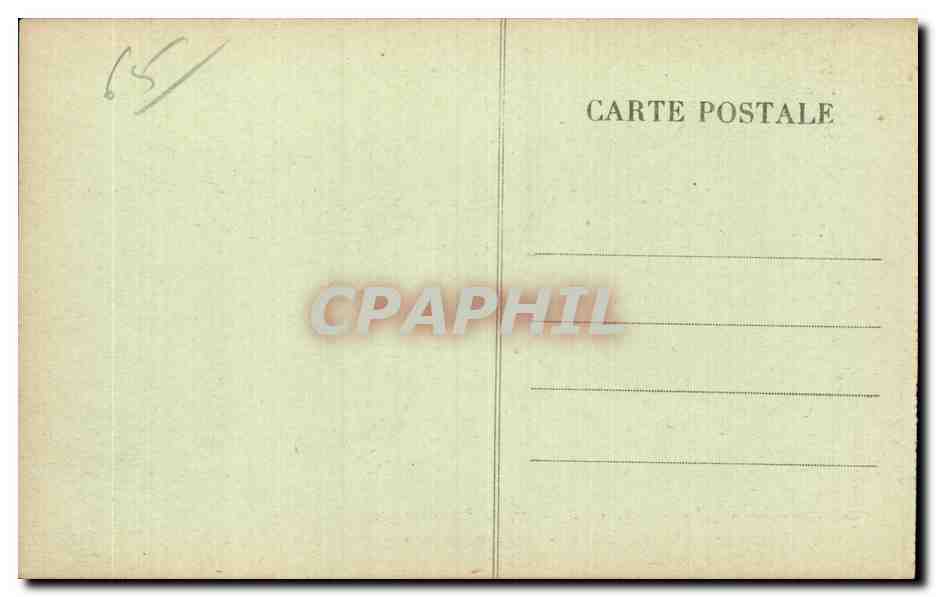 CPA Lourdes Pelerins buvant l eau miraculeuse — Verso