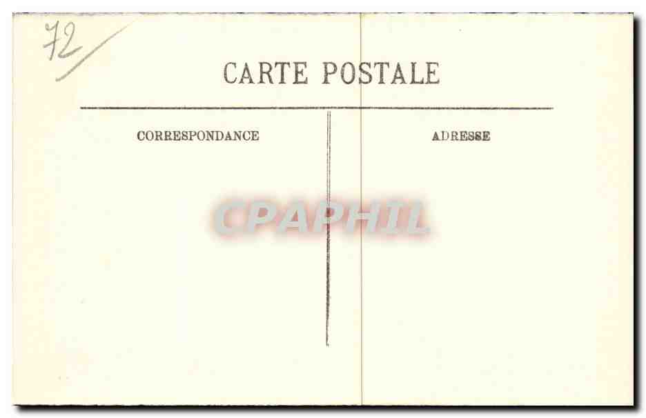 CPA Sable Vue generale prise du jardin de la ville — Back