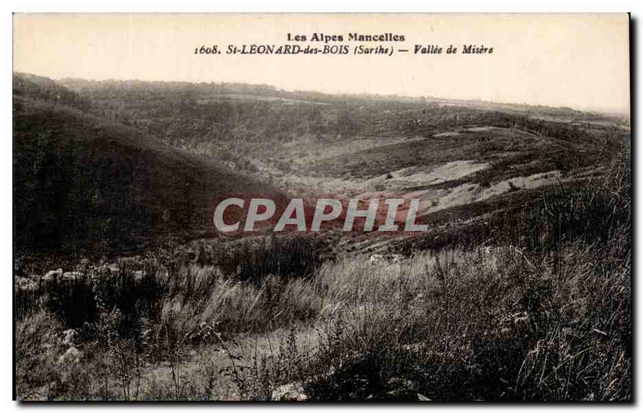 Les Alpes Mancelles — Vallée de Misère — Pavyl-Legard, édit., Silé-Gabrienne Sarthe