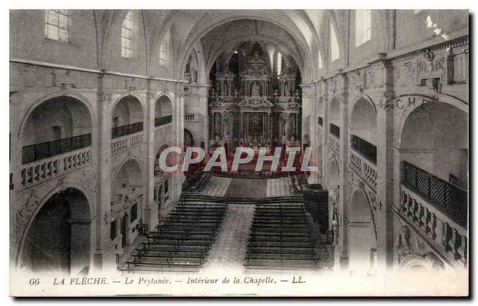 CPA La Fleche Le Prytanee Interieur de la chapelle