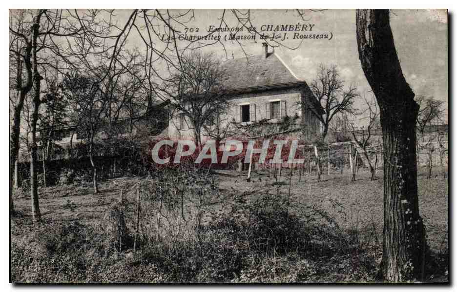 CPA Environs de Chambery Les charmettes (maison de JJ Rousseau)
