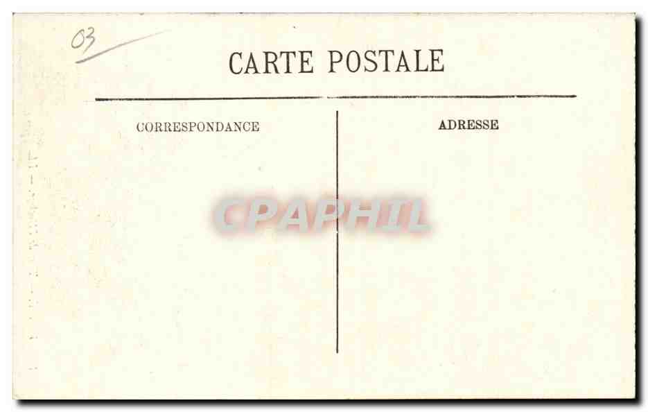 CPA Vichy Tour de l horloge — Rückseite
