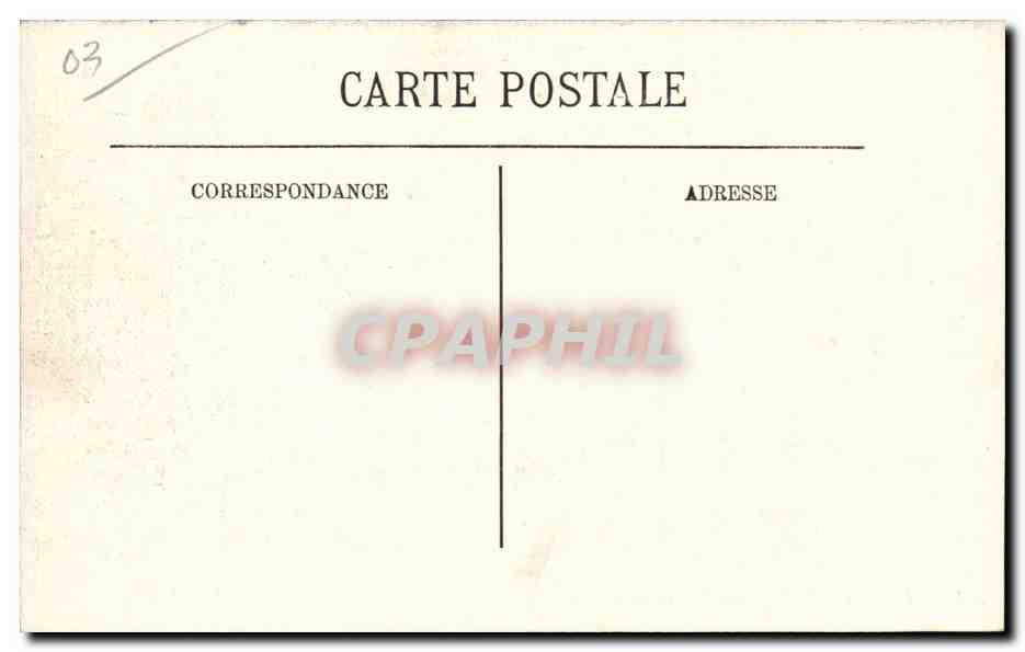 CPA Vichy le nouveau parc et les bords de l Allier — Rückseite